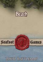 Seafoot Games - Beach | 20x30 Battlemap