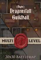 Seafoot Games - Dragonsfall Guildhall | Night| 20x30 Battlemap