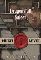 Seafoot Games - Dragonsfall Saloon | 20x30 Battlemap