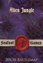 Seafoot Games - Alien Jungle | 20x30 Battlemap