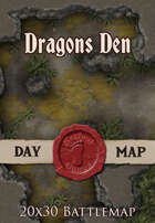 Seafoot Games - Dragons Den | 20x30 Battlemap