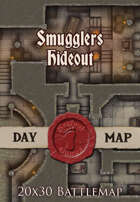 Seafoot Games - Smugglers Hideout | 20x30 Battlemap