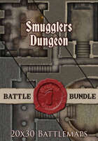 Smugglers Dungeon | 20x30 Battlemap [BUNDLE]