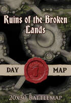 Seafoot Games - Ruins of the Broken Lands | 20x30 Battlemap