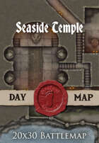 Seafoot Games - Seaside Temple | 40x30 Battlemap