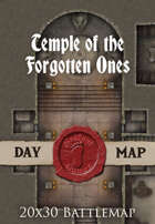 Seafoot Games - Temple of the Forgotten Ones | 40x30 Battlemap