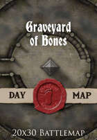 Seafoot Games - Graveyard of Bones | 20x30 Battlemap