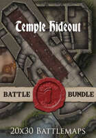 Temple Hideout | 20x30 Battlemaps [BUNDLE]