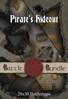 Pirate's Hideout | 20x30 Battlemaps [BUNDLE]