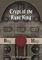 Seafoot Games - Crypt of the Rune King | 20x30 Battlemap