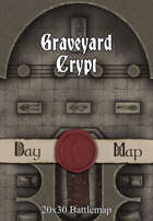 Seafoot Games - Graveyard Crypt | 20x30 Battlemap