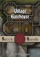 Village Gatehouse | 20x30 Battlemaps [BUNDLE]