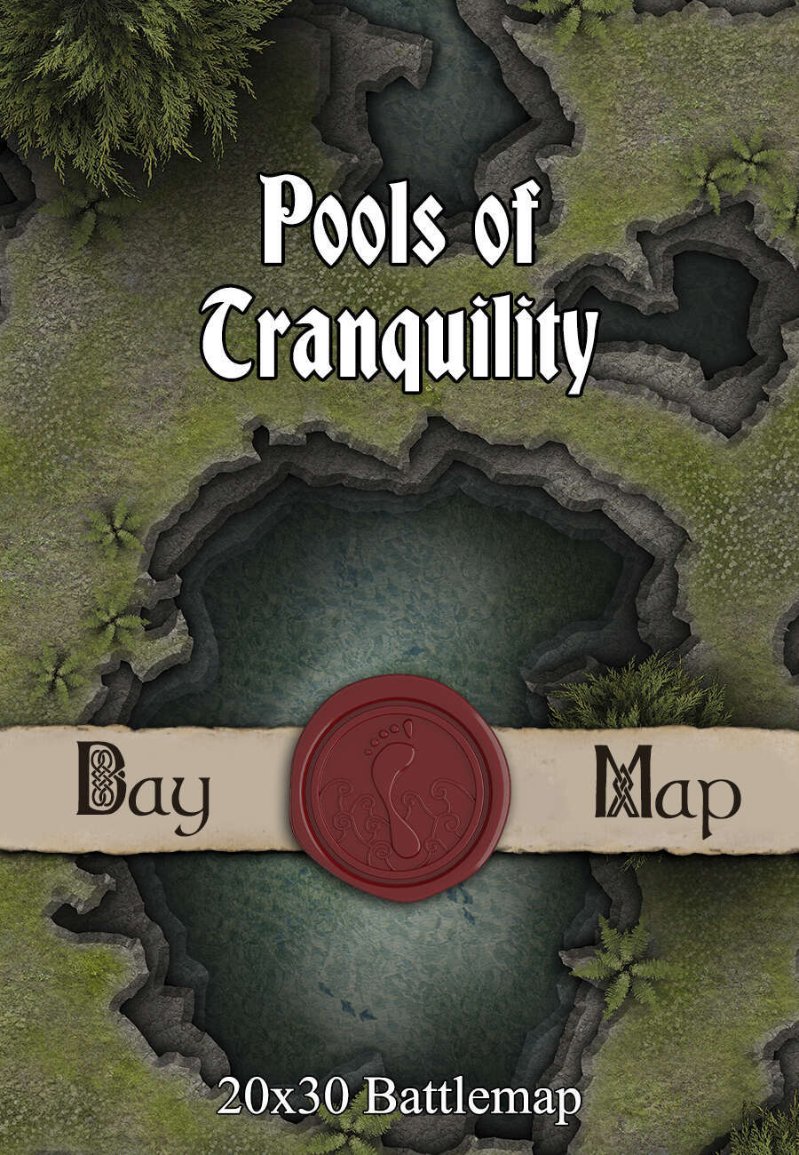 Seafoot Games - Pools of Tranquility | 40x30 Battlemap - Seafoot Games ...