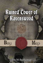 Seafoot Games - Ruined Tower of Ravenswood | 40x30 Battlemap