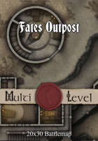 30x20 Multi-Level Battlemap - Fates Outpost