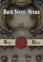 30x20 Battlemap - Back Street Arena