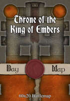60x20 Battlemap - Throne of the King of Embers