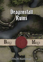 30x20 Battlemap - Dragonsfall Ruins