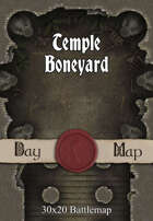 30x20 Battlemap - Temple Boneyard
