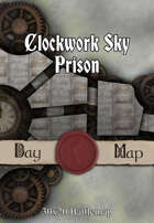 30x20 Battlemap - Clockwork Sky Prison