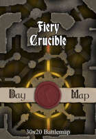 30x20 Battlemap - Fiery Crucible