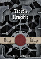 30x20 Battlemap - Frozen Crucible