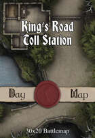 30x20 Battlemap - King’s Road Toll Station
