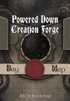 30x20 Battlemap - Powered Down Creation Forge