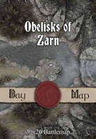 30x20 Battlemap - Obelisks of Zarn