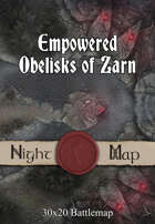 30x20 Battlemap - Empowered Obelisks of Zarn