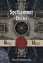 30x20 Battlemap - Spelljammer Docks