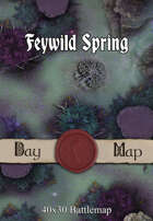 40x30 Battlemap - Feywild Spring