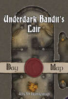 40x30 Battlemap - Underdark Bandit’s Lair