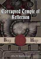 40x30 Battlemap - Corrupted Temple of Reflection