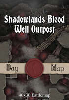 40x30 Battlemap - Shadowlands Bloodwell Outpost