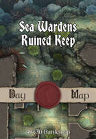40x30 Battlemap - Sea Warden’s Ruined Keep
