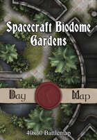 40x30 Battlemap - Spacecraft Biodome Gardens