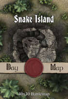 40x30 Battlemap - Snake Isle
