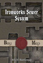 40x30 Battlemap - Ironworks Sewer System