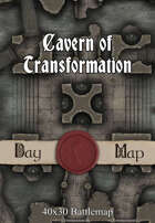 40x30 Battlemap - Cavern of Transformation
