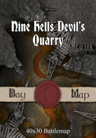 40x30 Multi-Level Battlemap - Nine Hells Devil’s Quarry
