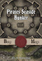 40x30 Battlemap - Pirate’s Seaside Bunker