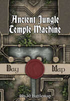 40x30 Battlemap - Ancient Jungle Temple Machine