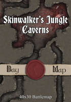 40x30 Battlemap - Skinwalker’s Jungle Caverns