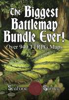 The Biggest Battlemap Bundle Ever - 940+ TTRPG Battlemaps [BUNDLE]