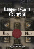 40x30 Battlemap - Vampire’s Castle Courtyard