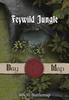 40x30 Battlemap - Feywild Jungle