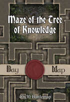 40x30 Battlemap - Maze of the Tree of Knowledge