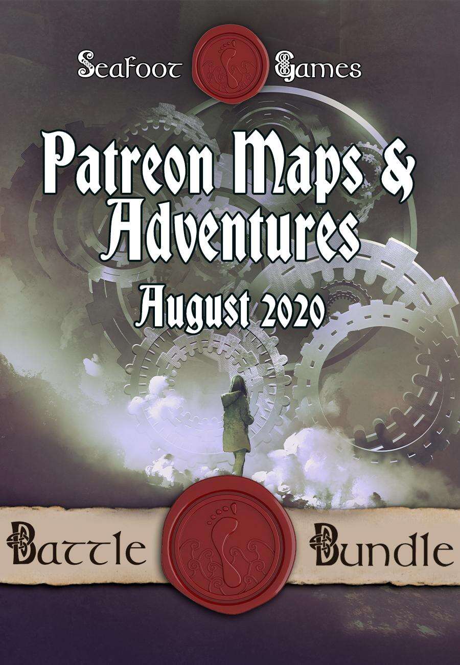 Patreon Maps & Adventures August 2020 [BUNDLE] - Seafoot Games | Bundles |  DriveThruRPG