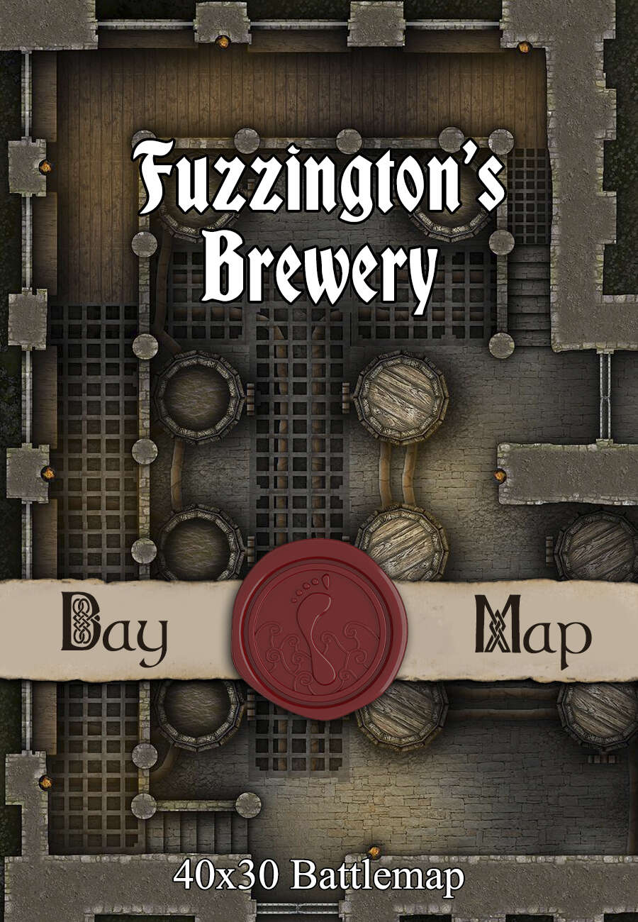 40x30 Battlemap - Fuzzington’s Meadery - Seafoot Games | Towns & Cities ...